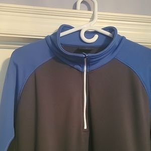 Mens Galvin Green 1/4 Zip blue and Grey XXL